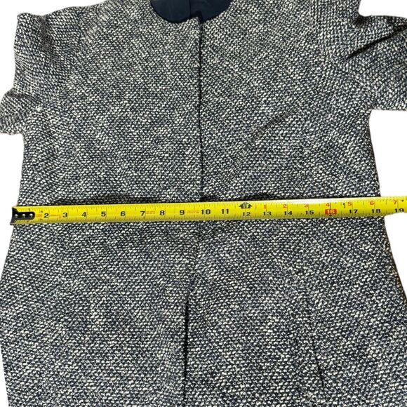 Talbots Tweed Blazer Blue Snap Button S Classic Preppy Office Casual Old Money - Picture 8 of 10